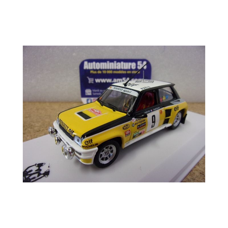 1981 Renault 5 Turbo n°9 Ragnotti - Andrié 1st Winner Monte Carlo SPRM001-81 Ixo Models