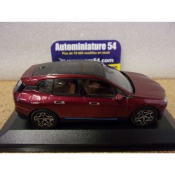 BMW iX Storm Red Met. 2022 410024302 Minichamps
