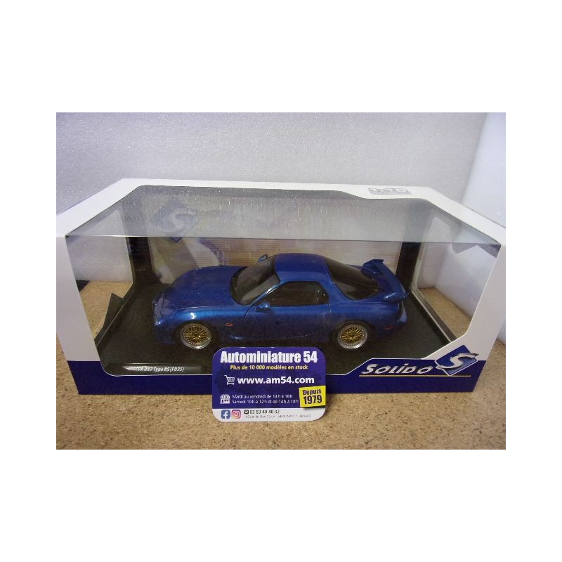 Mazda RX7 Type RS FD3S Blue Mica 1999 S1810611 Solido