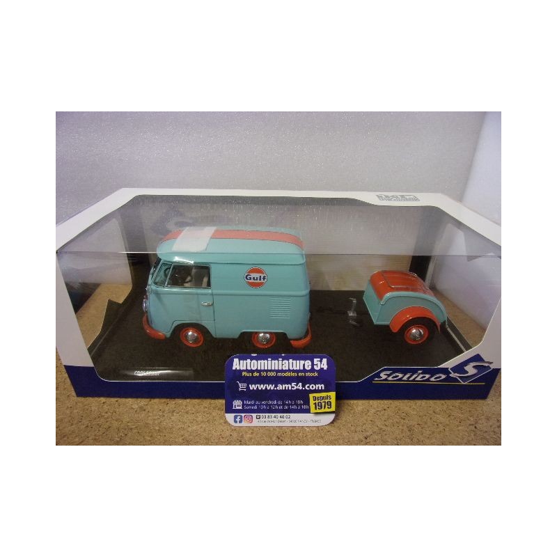 Volkswagen Kool Combi T1 Gulf Blue 2024 S1810908 Solido
