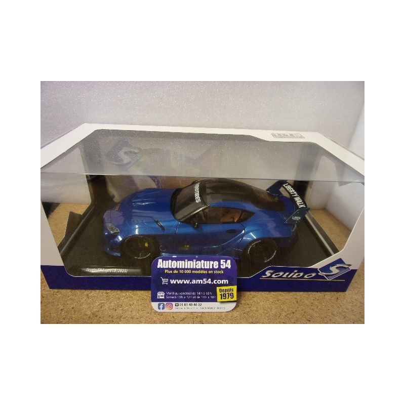 Toyota Supra GR Liberty Walk Body LBWK Blue 2025 S1815503 Solido