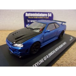 Nissan Skyline GT-R 34 Bayside Blue Nismo Parts 2005 S4318202 Solido