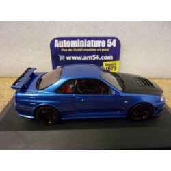 Nissan Skyline GT-R 34 Bayside Blue Nismo Parts 2005 S4318202 Solido