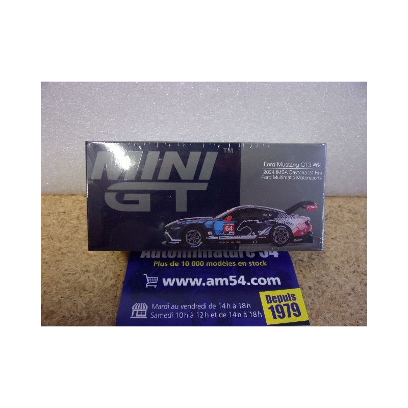 2024 Ford Mustang GT3 n°64 Multimatic Motorsports 24h Daytona MGT00898 True Scale Models Mini GT