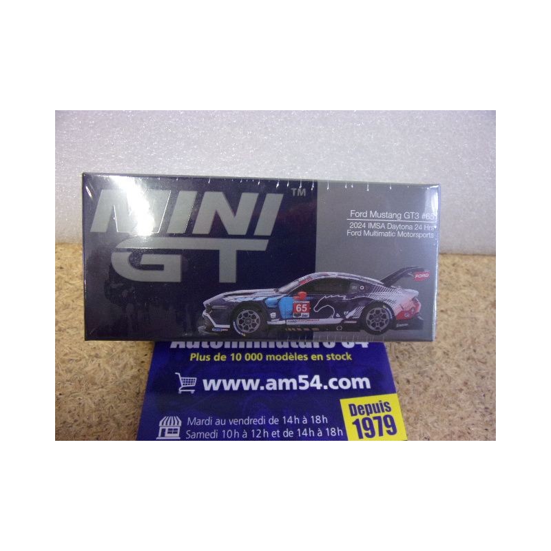 2024 Ford Mustang GT3 n°65 Multimatic Motorsports 24h Daytona MGT01012 True Scale Models Mini GT