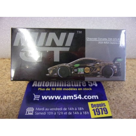 2025 Chevrolet Corvette Z06 GT3R n°13 24h Daytona MGT01171 True Scale Models Mini GT