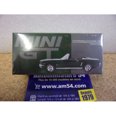 Ford Mustang Convertible Green 1964 MGT01166 Mini GT