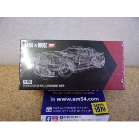 Nissan Skyline GTR R33 Kaido Works Advan KHMG191 True Scale Miniatures MinGT