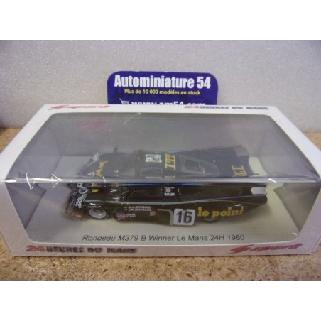 1980 Rondeau M379B ITT Le Point n°16 Rondeau - Jaussaud 1st Winner  Le Mans 43LM80 Spark Model