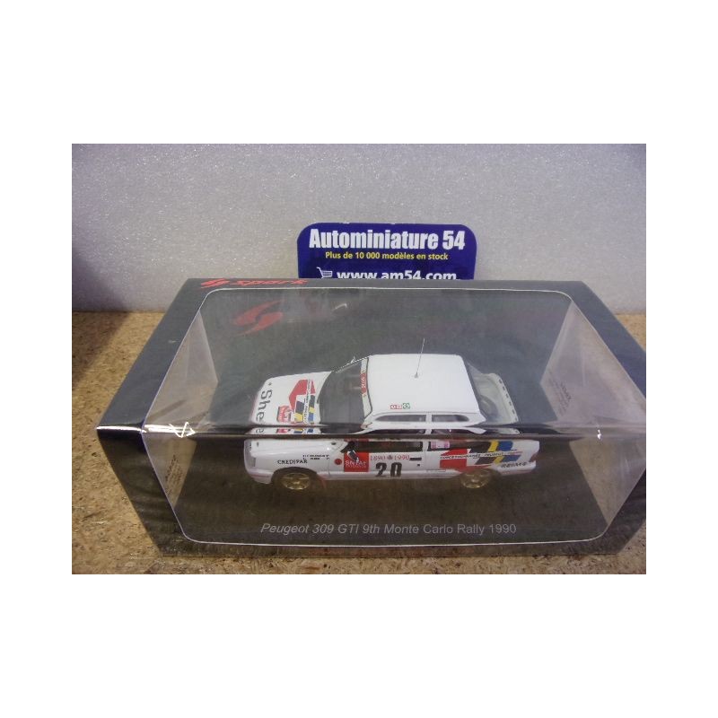 1990 Peugeot 309 GTI n°20 Delecour - Tilber 9th Monte Carlo S9454 Spark Model