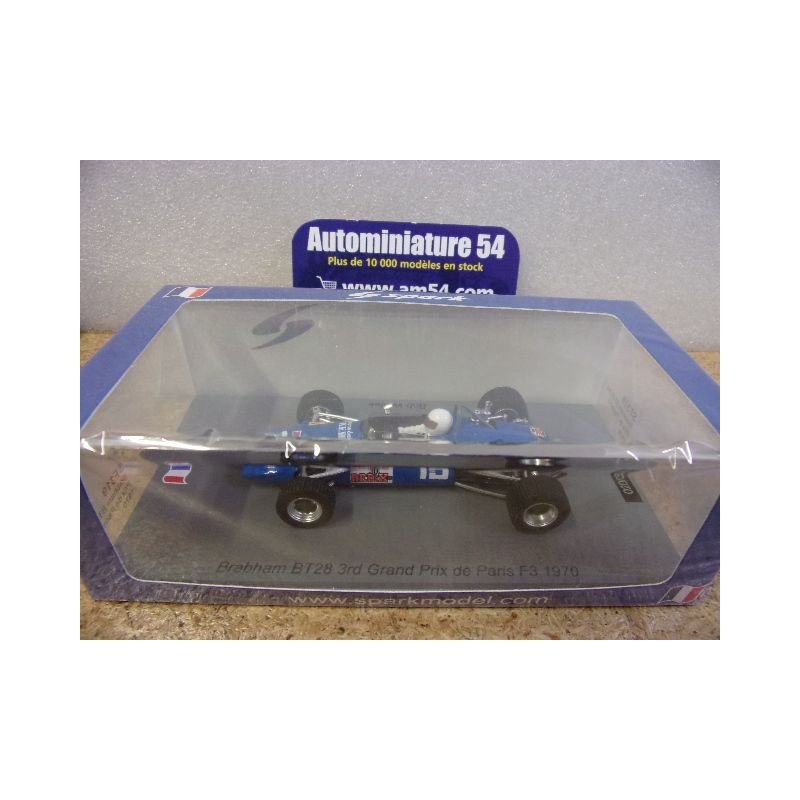 1970 Brabham BT28 n°19 Bob Wollek Grand Prix de Paris F3 SF319 Spark Model