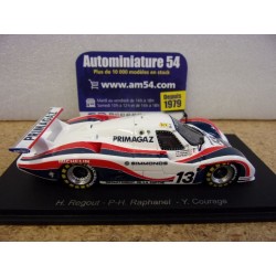 1987 Cougar C20 n°13 Regout - Raphanel - Courage  3rd Le Mans S9504 Spark Model