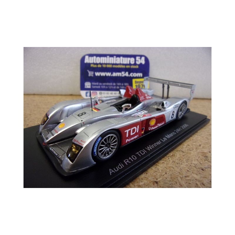 2006 Audi R10 TDi n°8 Biela - Pirro - Werner 1st winner Le Mans 43LM06 Spark Model