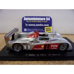 2006 Audi R10 TDi n°8 Biela - Pirro - Werner 1st winner Le Mans 43LM06 Spark Model
