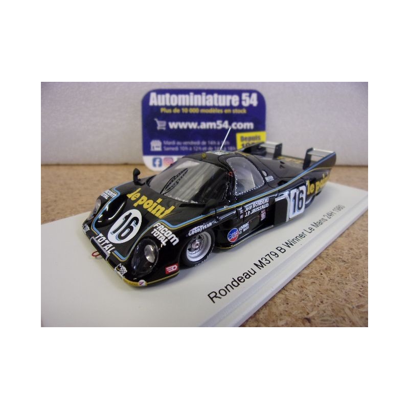 1980 Rondeau M379B ITT Le Point n°16 Rondeau - Jaussaud 1st Winner  Le Mans 43LM80 Spark Model