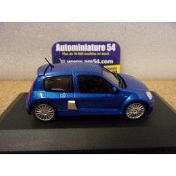 Renault Clio V6 Ph2 Blue Iliade 2003 S4318101 Solido
