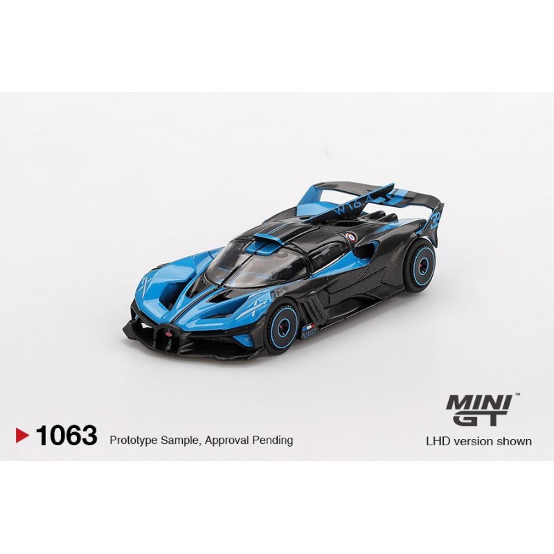 Bugatti Bolide Presentation Blue MGT01163 True Scale Models Mini GT