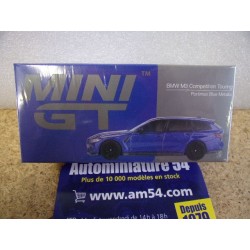 BMW M5 Competition Touring Portimao Blue MGT01090 True Scale Models Mini GT