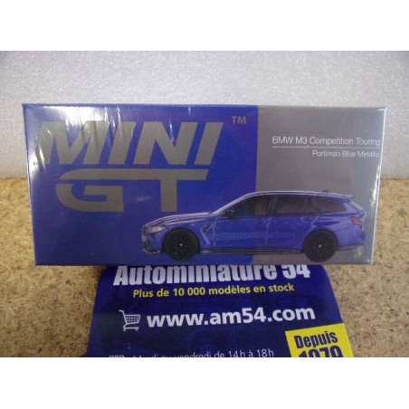 BMW M5 Competition Touring Portimao Blue MGT01090 True Scale Models Mini GT