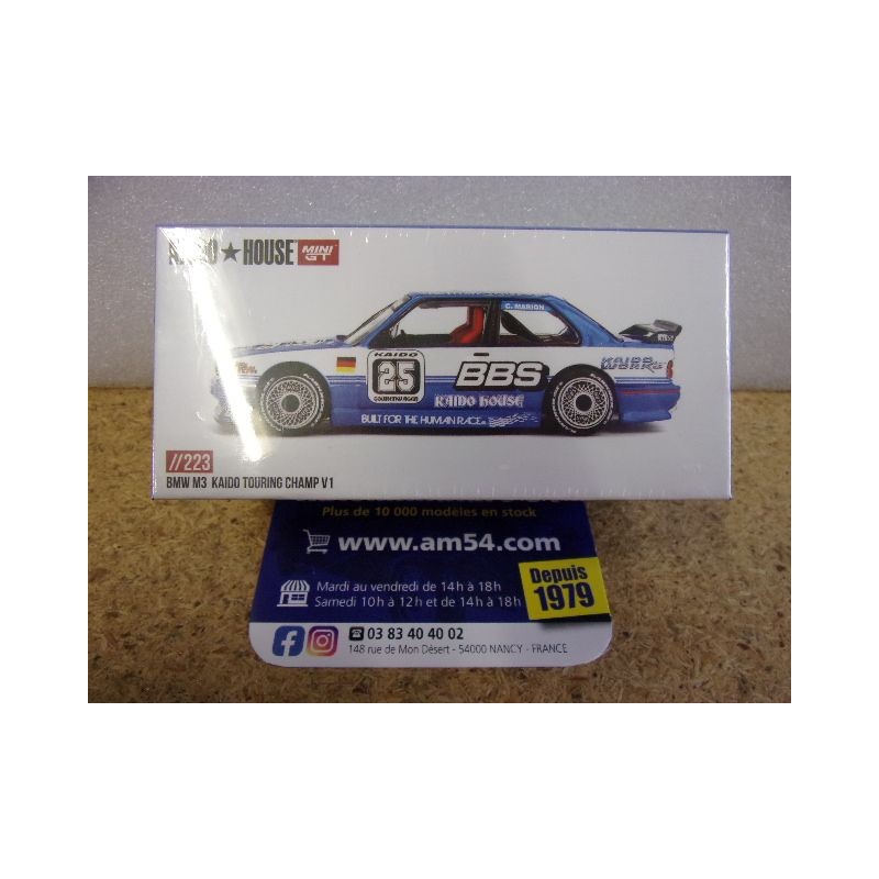 BMW M3 E30 Kaido Touring Champ V1 KHMG223 True Scale Miniatures MinGT