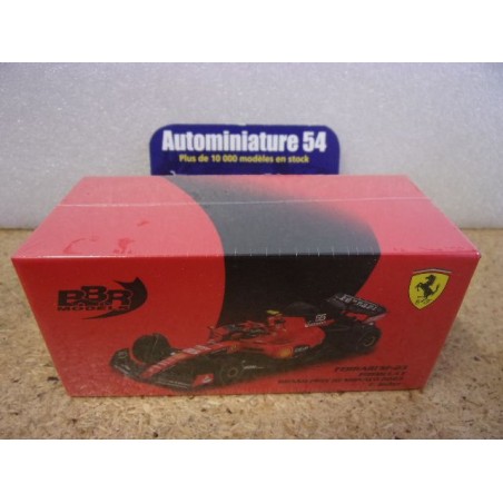 2023 Ferrari SF-23 n°55 Carlos Sainz Monaco GP BBRModels BBRFER64023 MiniGT 1/64