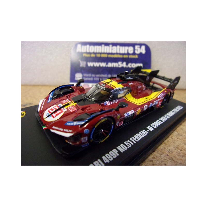 2025 Ferrari 499P AF Corse n°51 Pier Guidi - Calado - Giovinazzi 3rd Le Mans LS64009LM Look Smart 1/64