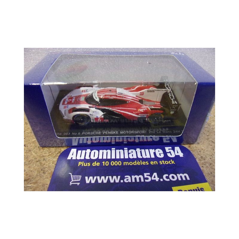 2025 Porsche Penske 963 n°6 Estre - Vanthoor - Campbell Le Mans 64S064 Spark Model Sparky