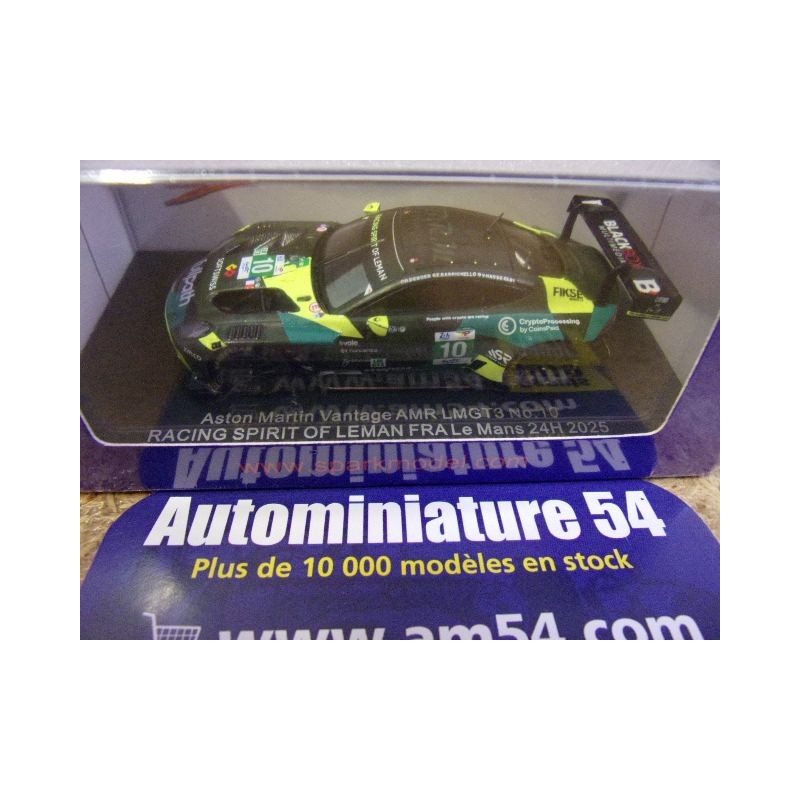 2025 Aston Martin Vantage AMR GT3 n°10 Spirit Of Le Mans 64S071 Spark Model Sparky 1.64