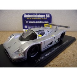 1989 Sauber Mercedes C9 n°63 Mass - Dickens - Reuter 1st Winner Le Mans 43LM89 Spark Model