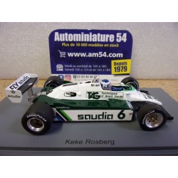 1982 Williams FW08 n°6 Keke Rosberg 1st Winner Swiss GP S7498 Spark Model
