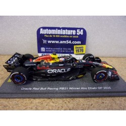 2025 Red Bull Honda RB21 n°1 Max Verstappen 1st winner Abu Dhabi GP S9677 Spark Model