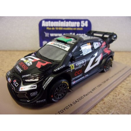 2025 Toyota GR Yaris Rally1 n°33 Evans - Martin 1st Winner Safari S6902 Spark Model
