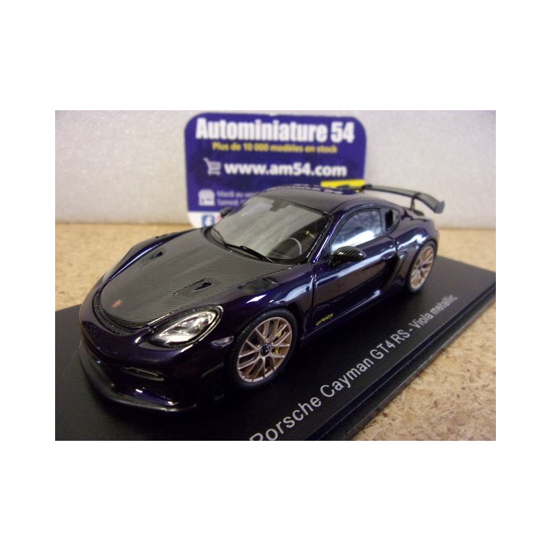 Porsche Cayman GT4 RS Viola Metallic S8782 Spark Model
