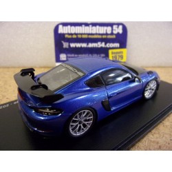 Porsche Cayman GT4 RS Cobalt Weissach Package 2023 S8781 Spark Model