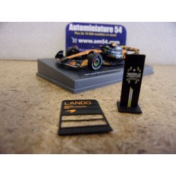 2025 McLaren MCL39 n°4 Lando Norris 3rd Abu Dhabi World Champion 64S078 Spark Model Sparky 1.64