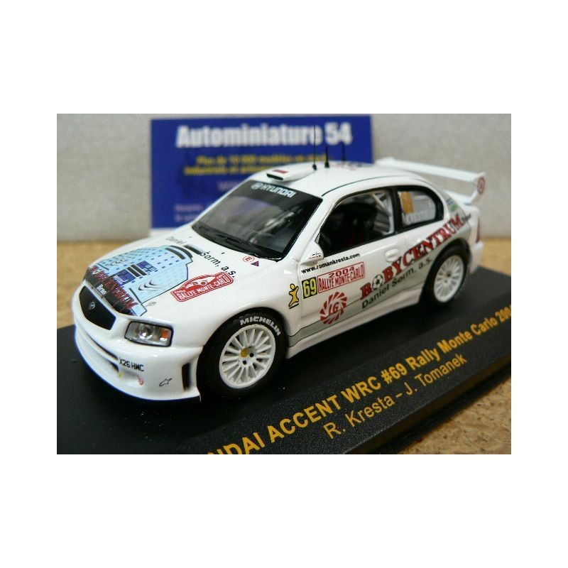 2004 Hyundai Accent WRC n°69 Kresta Monte Carlo RAM142 Ixo Models