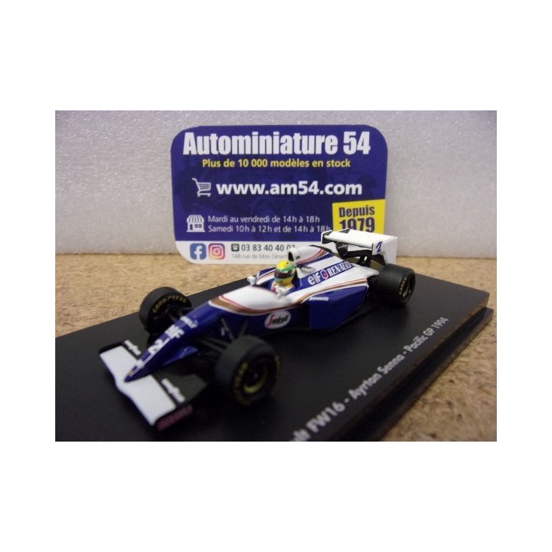 1994 Williams Renault FW16 n°2 Ayrton Senna Pacific GP 540946412 Minichamps 1.64