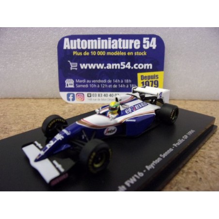 1994 Williams Renault FW16 n°2 Ayrton Senna Pacific GP 540946412 Minichamps 1.64