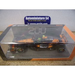 2025 McLaren MCL39 n°4 Lando Norris 1st Winner Hungarian GP S9640 Spark Model