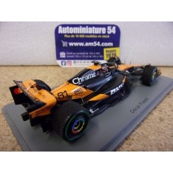 2025 McLaren MCL39 n°81 Oscar Piastri 1st winner Belgian GP S9641 Spark Model