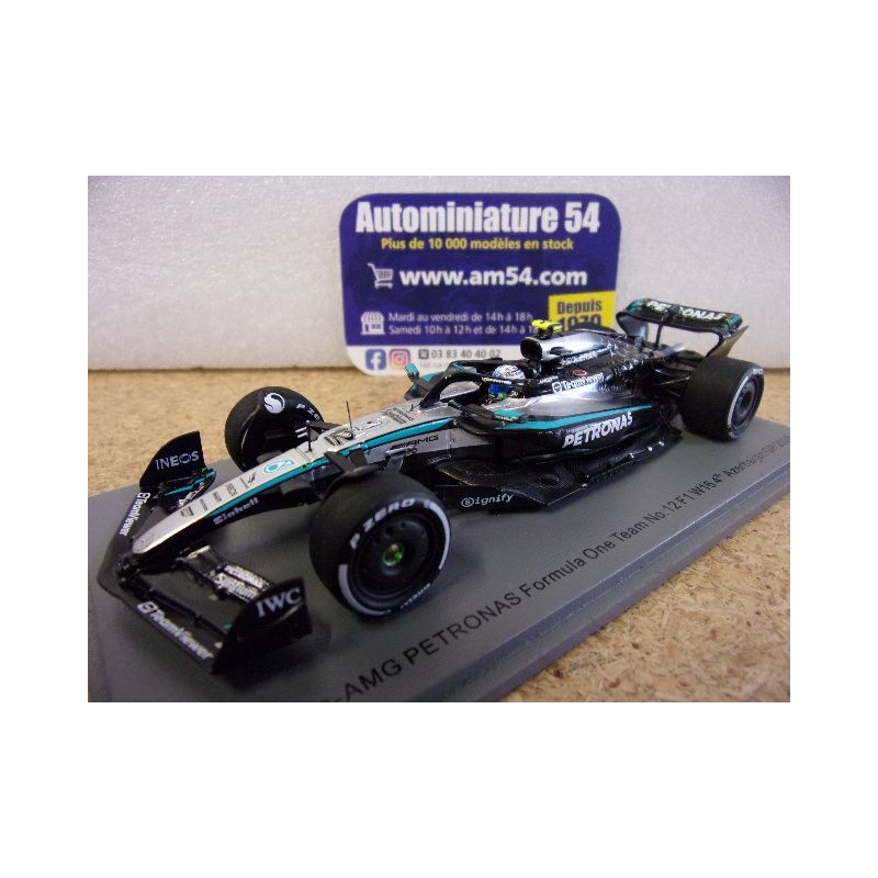 2025 Mercedes AMG Petronas F1 W16 n°12 Kimi Antonelli 4th Azerbaijan GP S9632 Spark Model