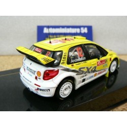 2008 Suzuki SX4 WRC Andersson - Andersson n°12 Japan RAM346 Ixo Models