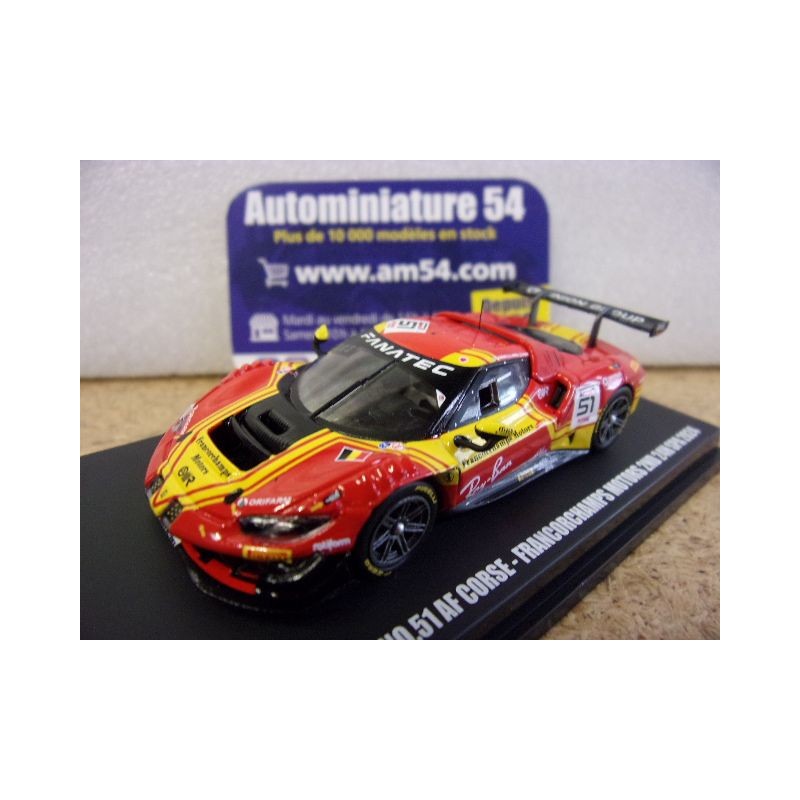 2024 Ferrari 296 GT3 n°51 Rovera - Rigon - Pier Guidi 2nd Spa 24H LS64015  Look Smart 1/64