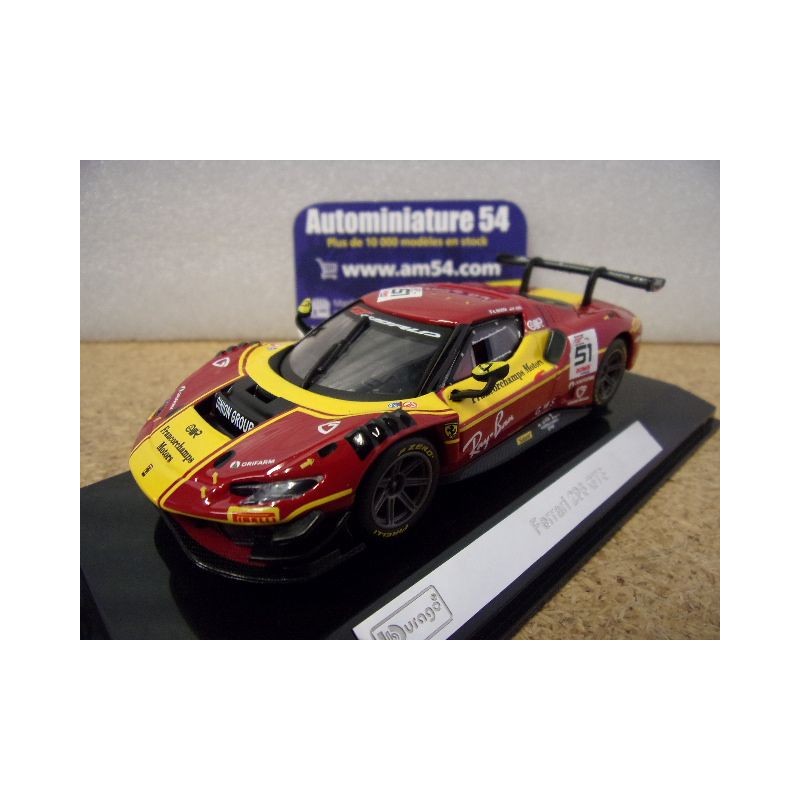 2025 Ferrari 296 GT3 n°51 Francorchamps Motors 3rd 24h Spa 18-36323 Bburago Racing