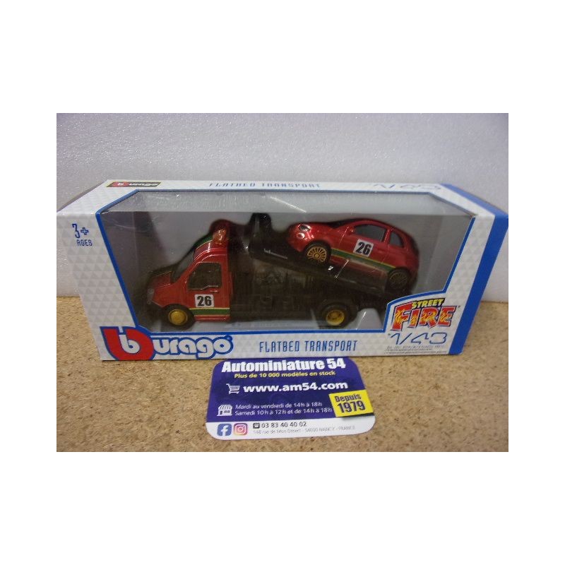 Iveco Daily Dépanneur + fiat 500 18-31428 Bburago