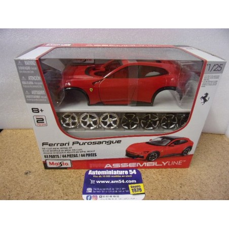 Ferrari Purosangue Red 39141 Kit à Monter Maisto Assembly Line