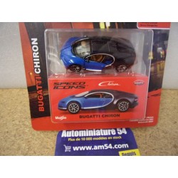 Bugatti Chiron Blue Black 15701BU Maisto Speed Icons