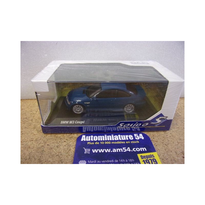 BMW M3 E46 Laguna Seca Blue 2000 S4318601 Solido