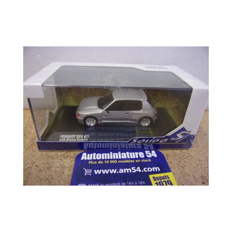 Peugeot 205 GTI Gris Futura Dimma Bodykit S4310809 Solido