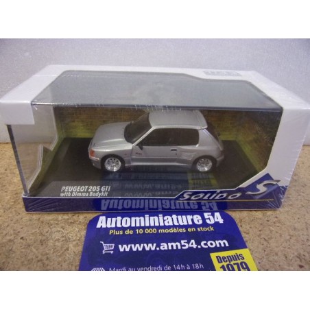 Peugeot 205 GTI Gris Futura Dimma Bodykit S4310809 Solido